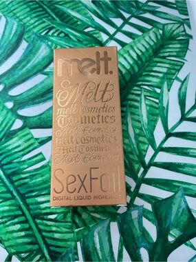 BNIB Melt Cosmetics SexFoil Digital Liquid Highlighter - Gold Ore